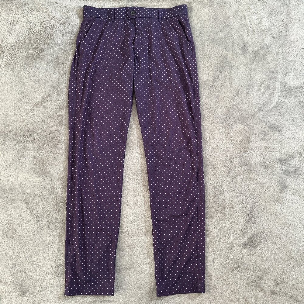 Greyson Pants Men's 31x32 Purple Printed Golf Active Athleisure